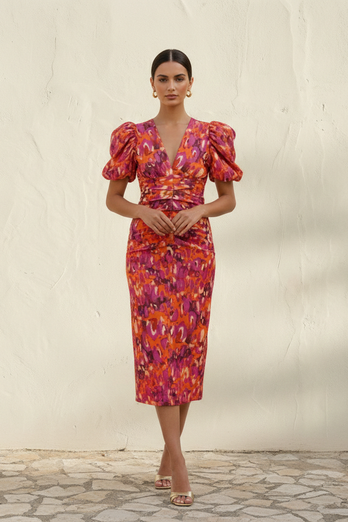 TOSCA | Abito stampato di design