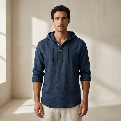 Edoardo | Camicia Ibrida con Cappuccio