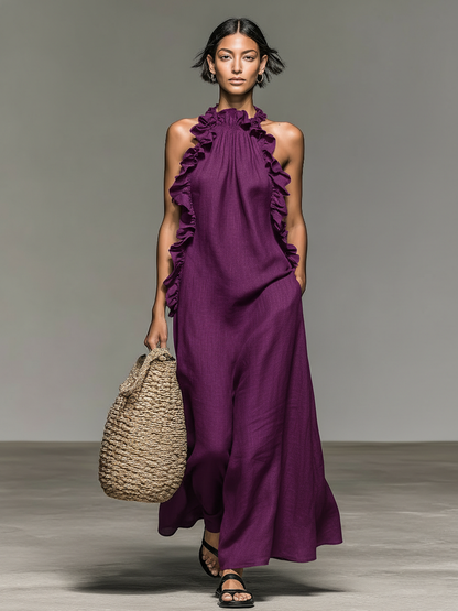 Gladys abito maxi con tasche - Bianca Módena