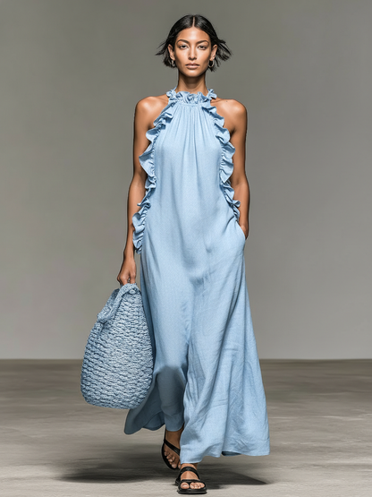 Gladys abito maxi con tasche - Bianca Módena