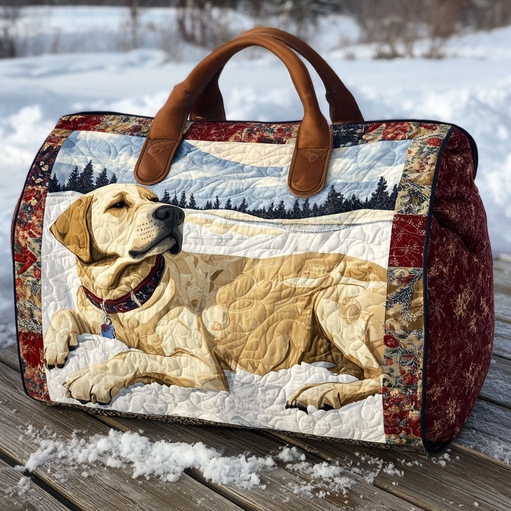 Rebecca | Borsa da Viaggio Trapuntata Golden Retriever
