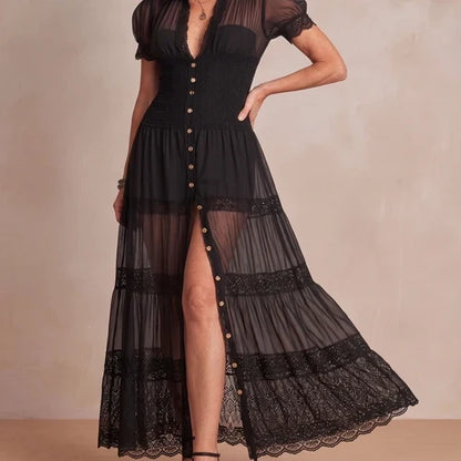 Sofia | Maxi in Pizzo Trasparente