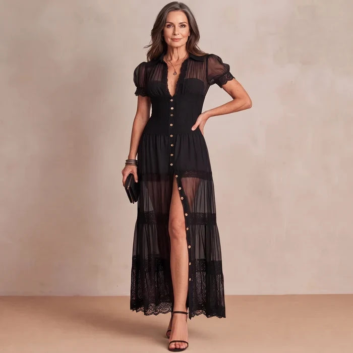 Sofia | Maxi in Pizzo Trasparente