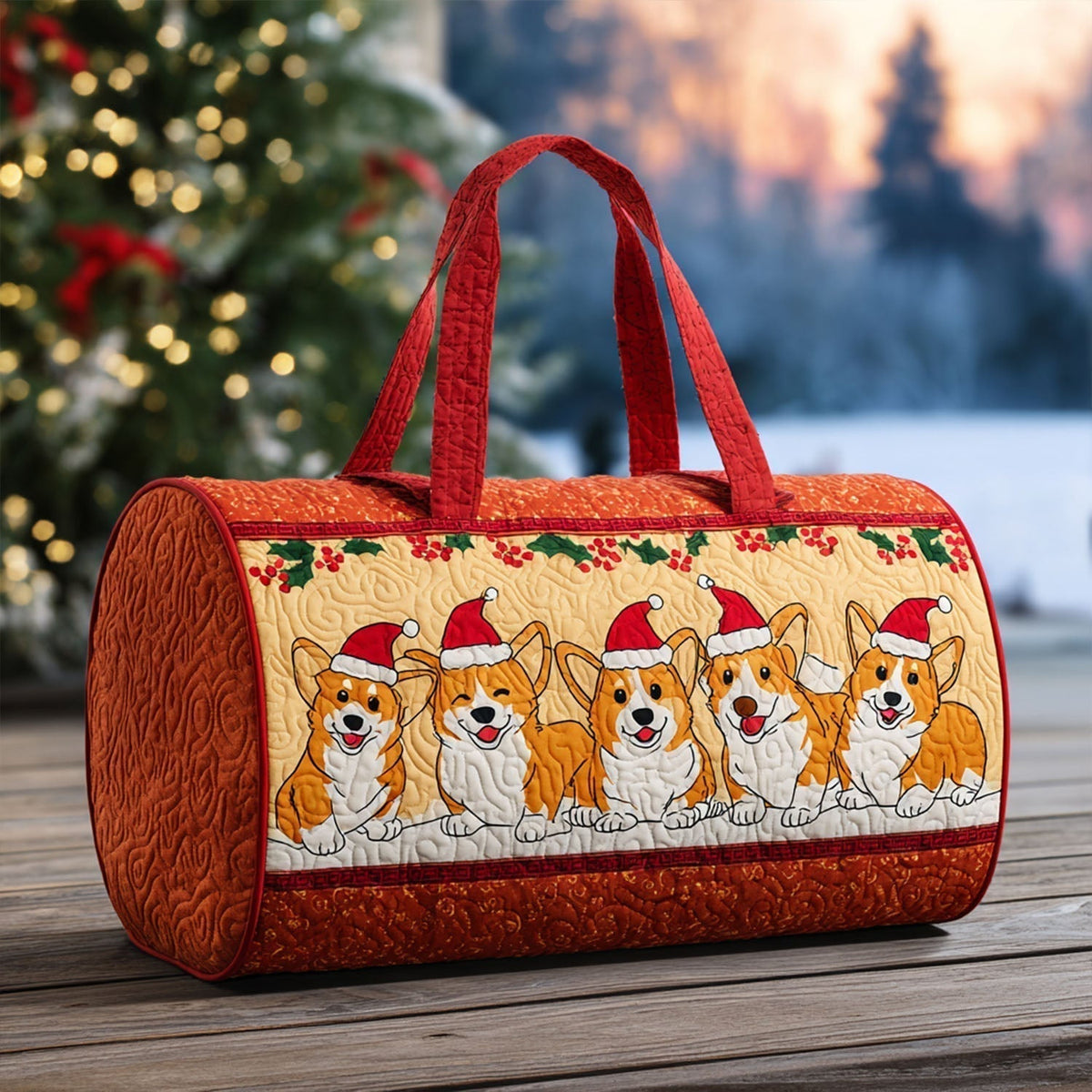 Nicoletta | Borsa da Viaggio Trapuntata Cane