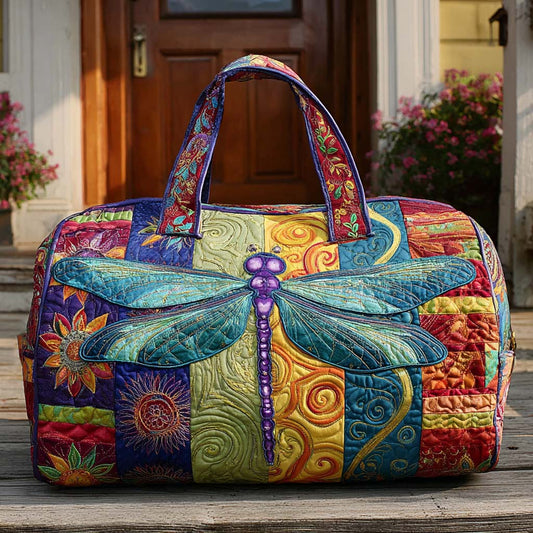 Costanza | Borsa da Viaggio Trapuntata Colibrì in Volo