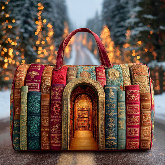 Celeste | Borsa da Viaggio Trapuntata Biblioteca Incantata
