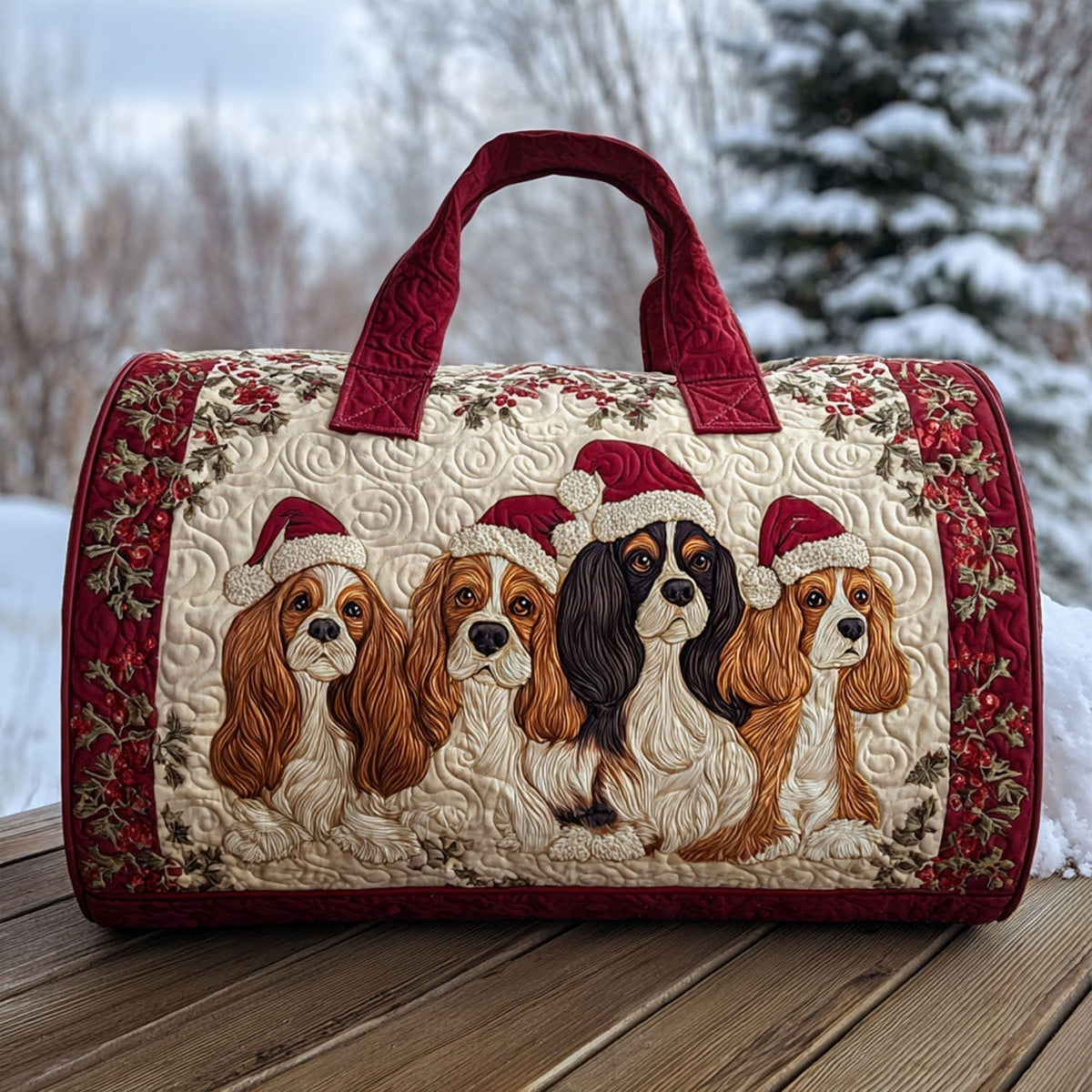Ida | Borsa da Viaggio Trapuntata Cocker Spaniel