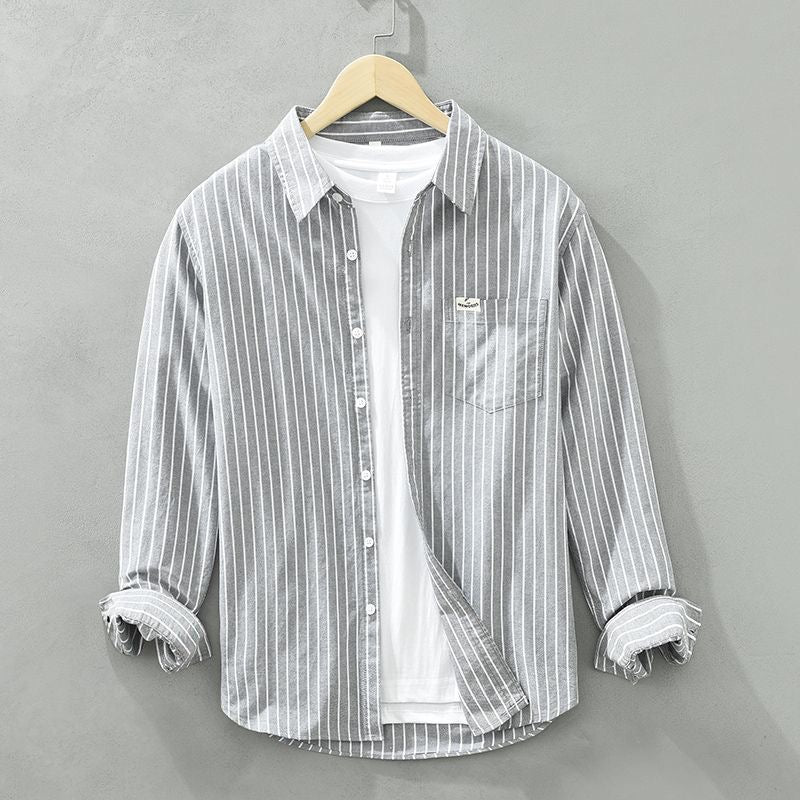 FEDERICO | Camicia a righe versatile da uomo