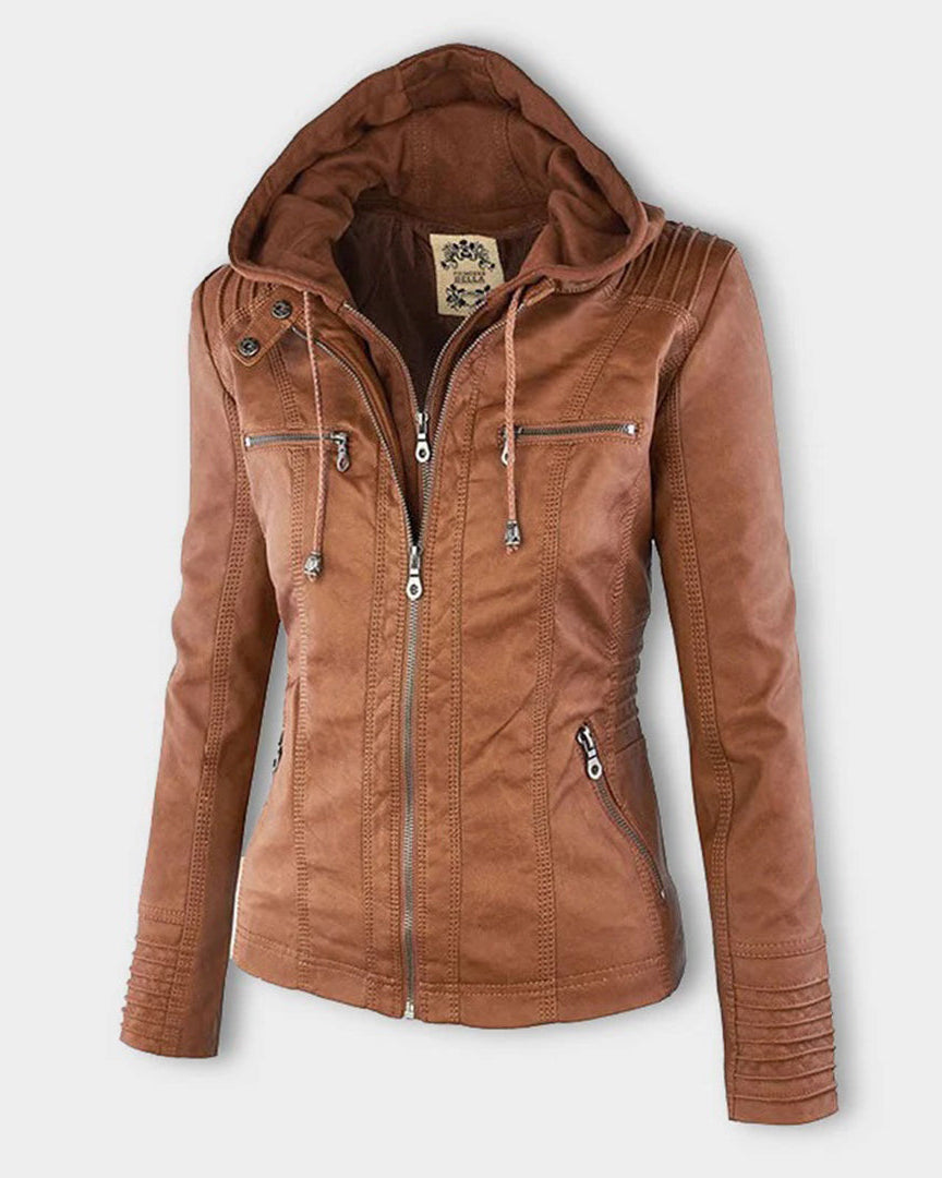 Monica | Giacca in Pelle Autunnale