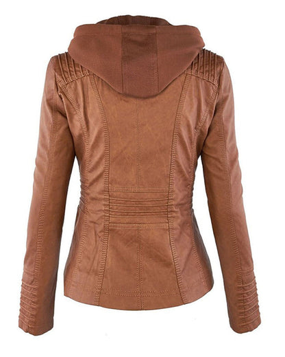 Monica | Giacca in Pelle Autunnale