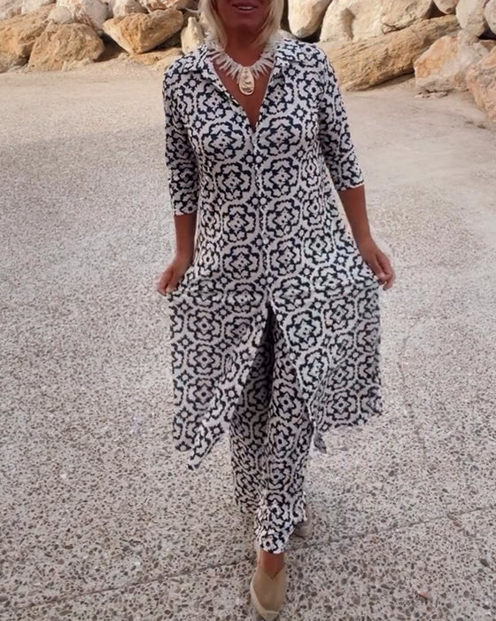Sara | Completo Due Pezzi con Chiusura a Bottoni