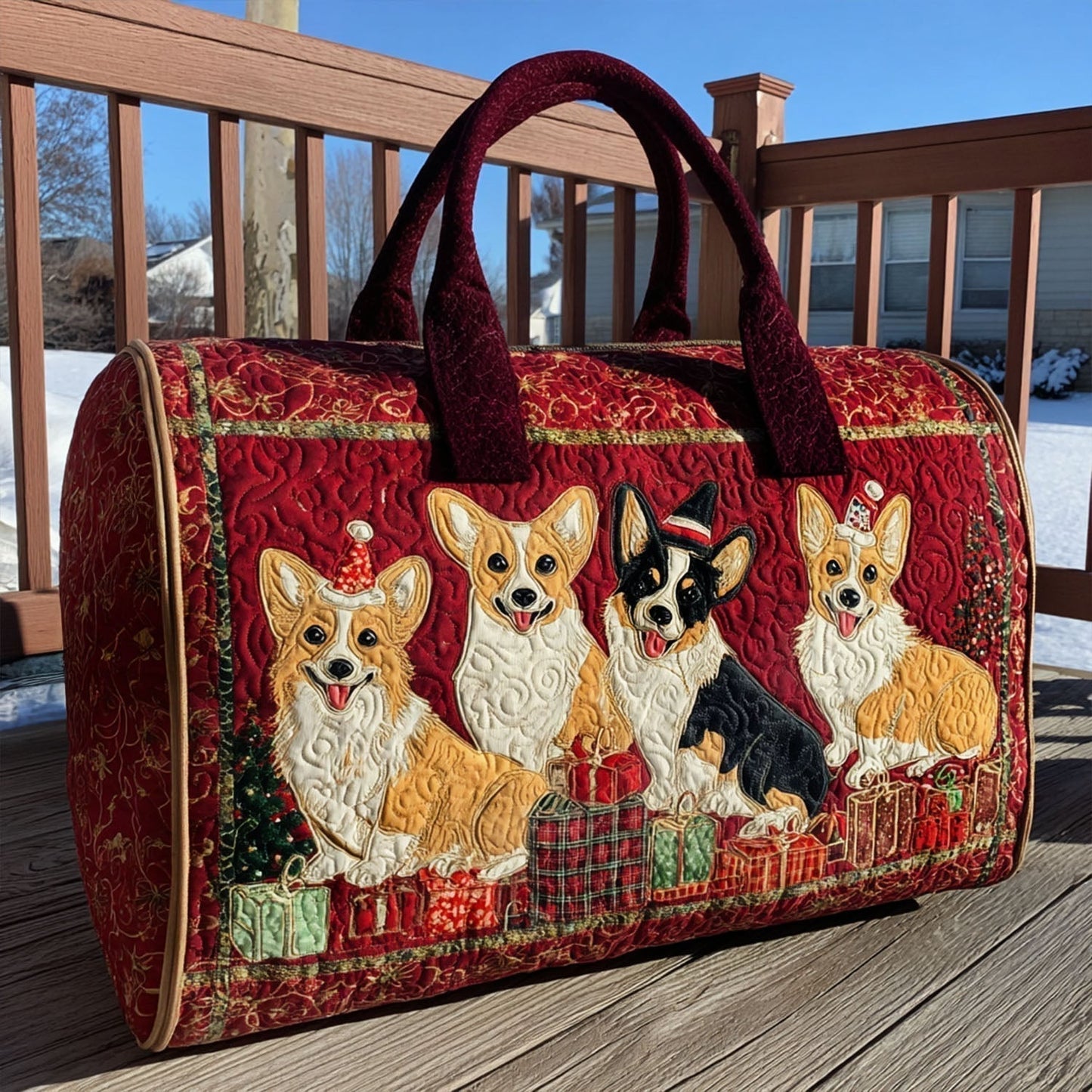 Cecilia | Borsa da Viaggio Trapuntata Colori di Viaggio