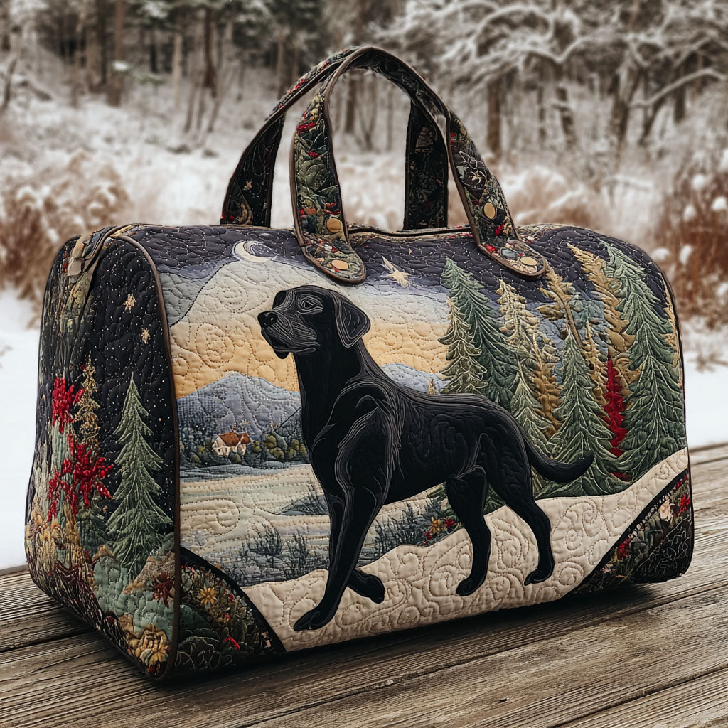 Antonella | Borsa da Viaggio Trapuntata Neve Silenziosa