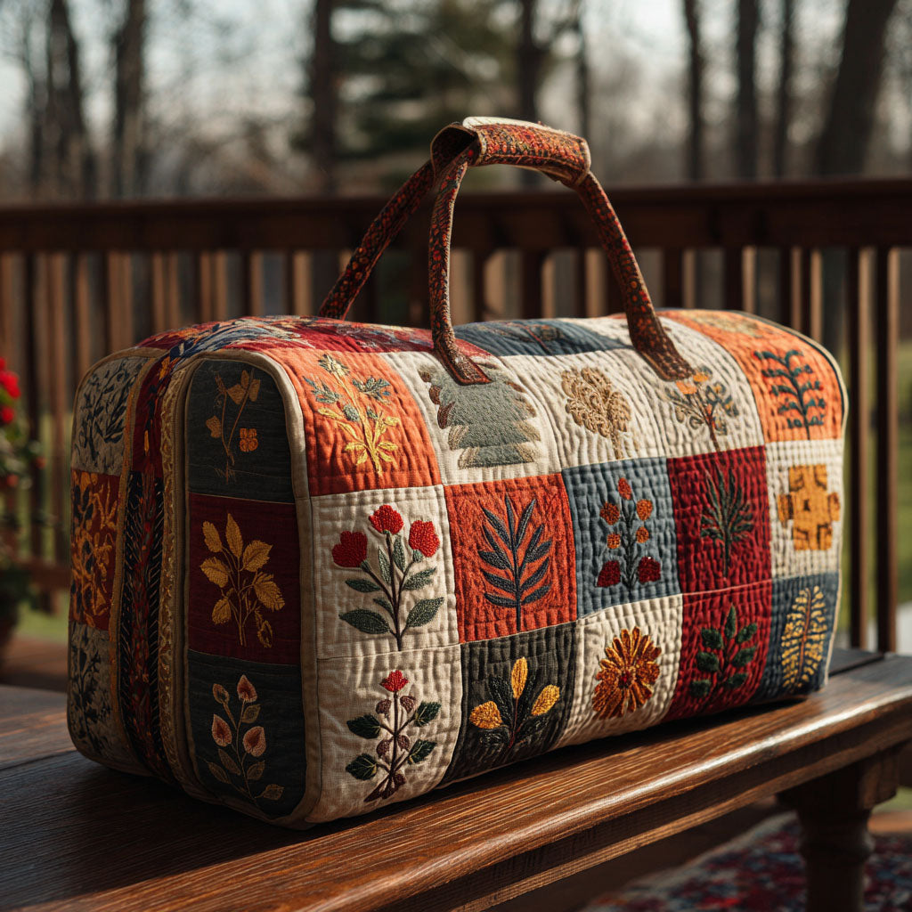 Valentina | Borsa da Viaggio Trapuntata Serenata di Petali