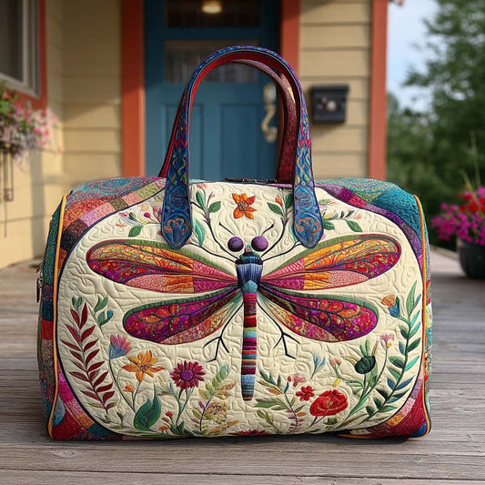Sabrina | Borsa da Viaggio Trapuntata Farfalle in Volo