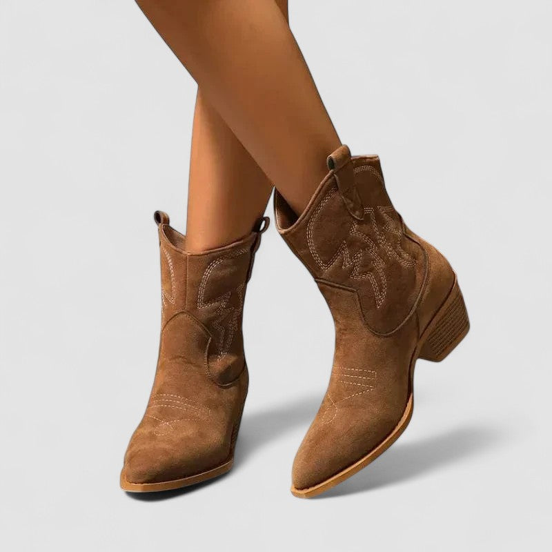 Darcy | Stivaletti Western Ricamati