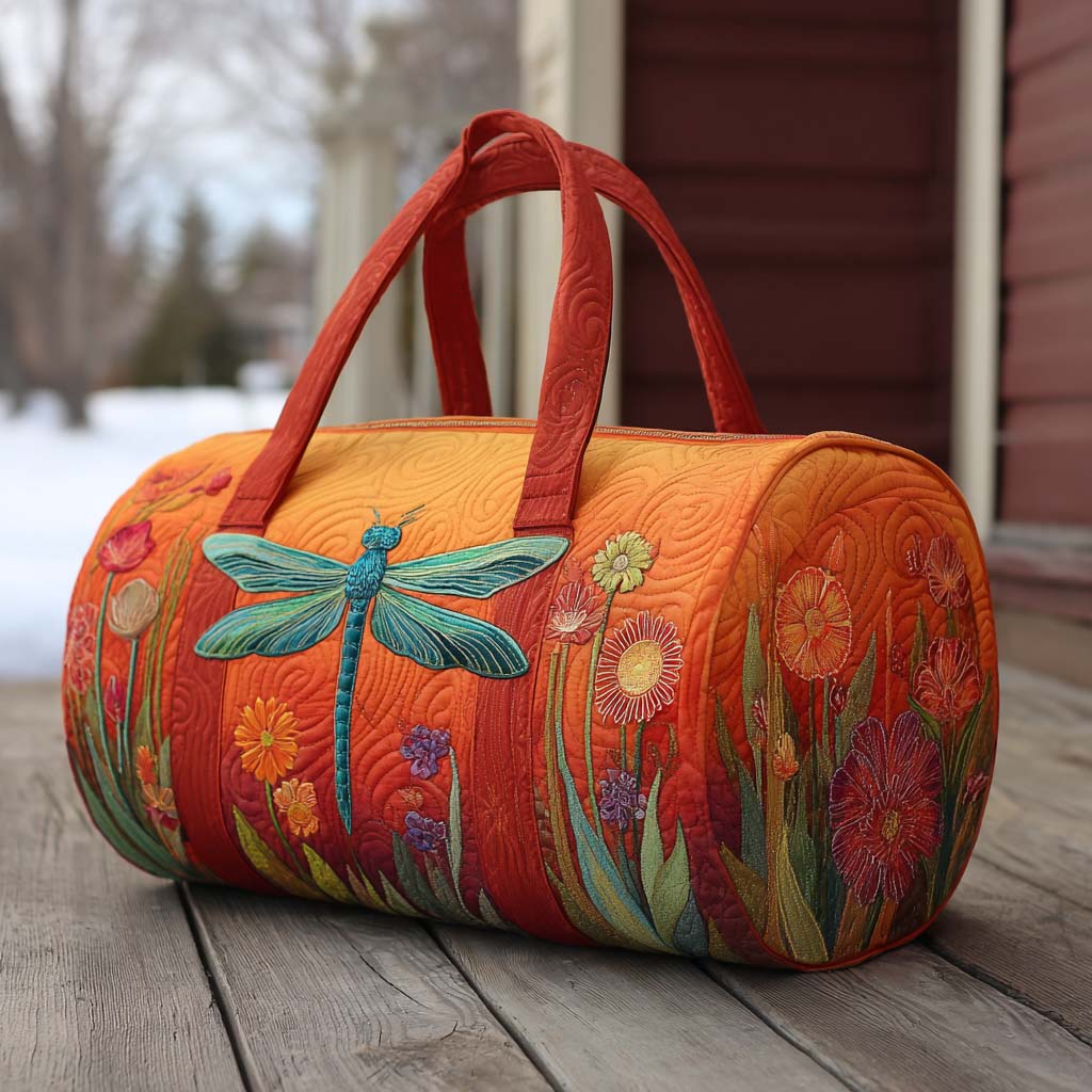 Fabiola | Borsa da Viaggio Trapuntata Farfalle in Volo