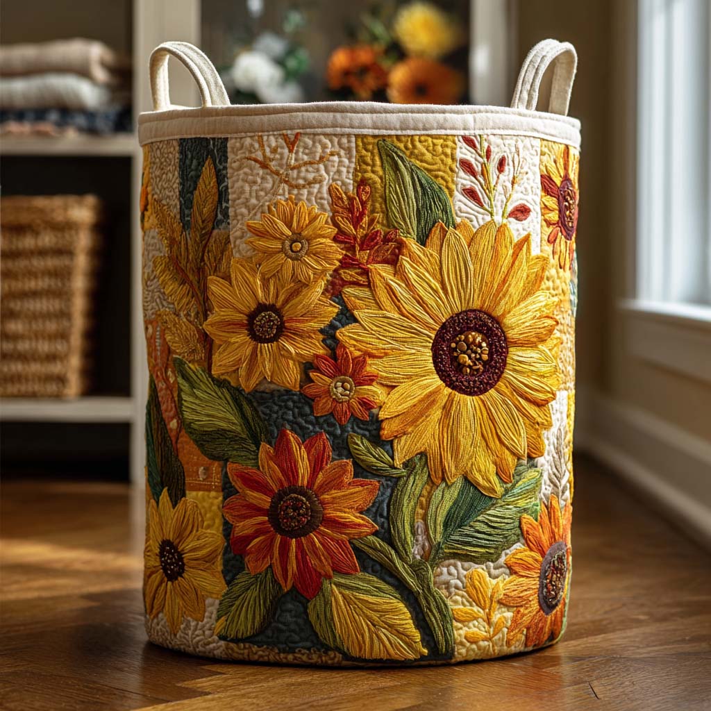 Cesto per il bucato Sogno di Girasoli