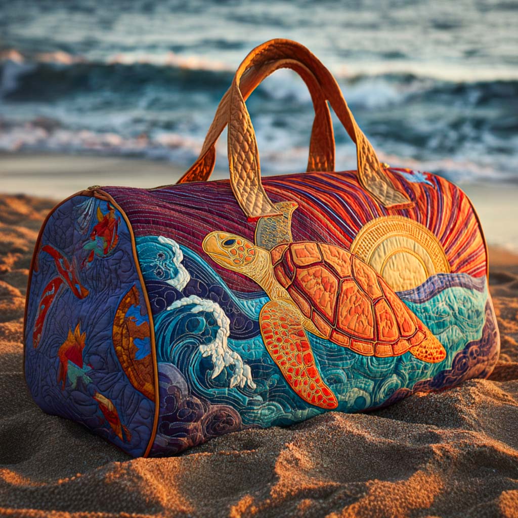 Lavinia | Borsa da Viaggio Trapuntata Volo al Tramonto