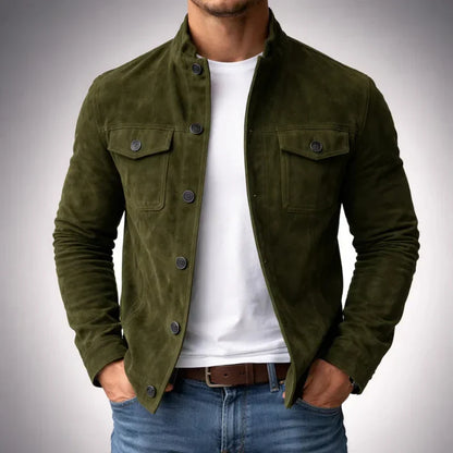 LORENZO | Giacca da uomo in pelle scamosciata