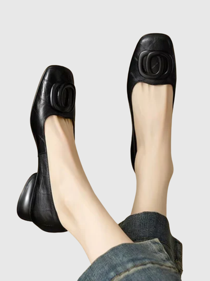 Ballerine Opium in pelle