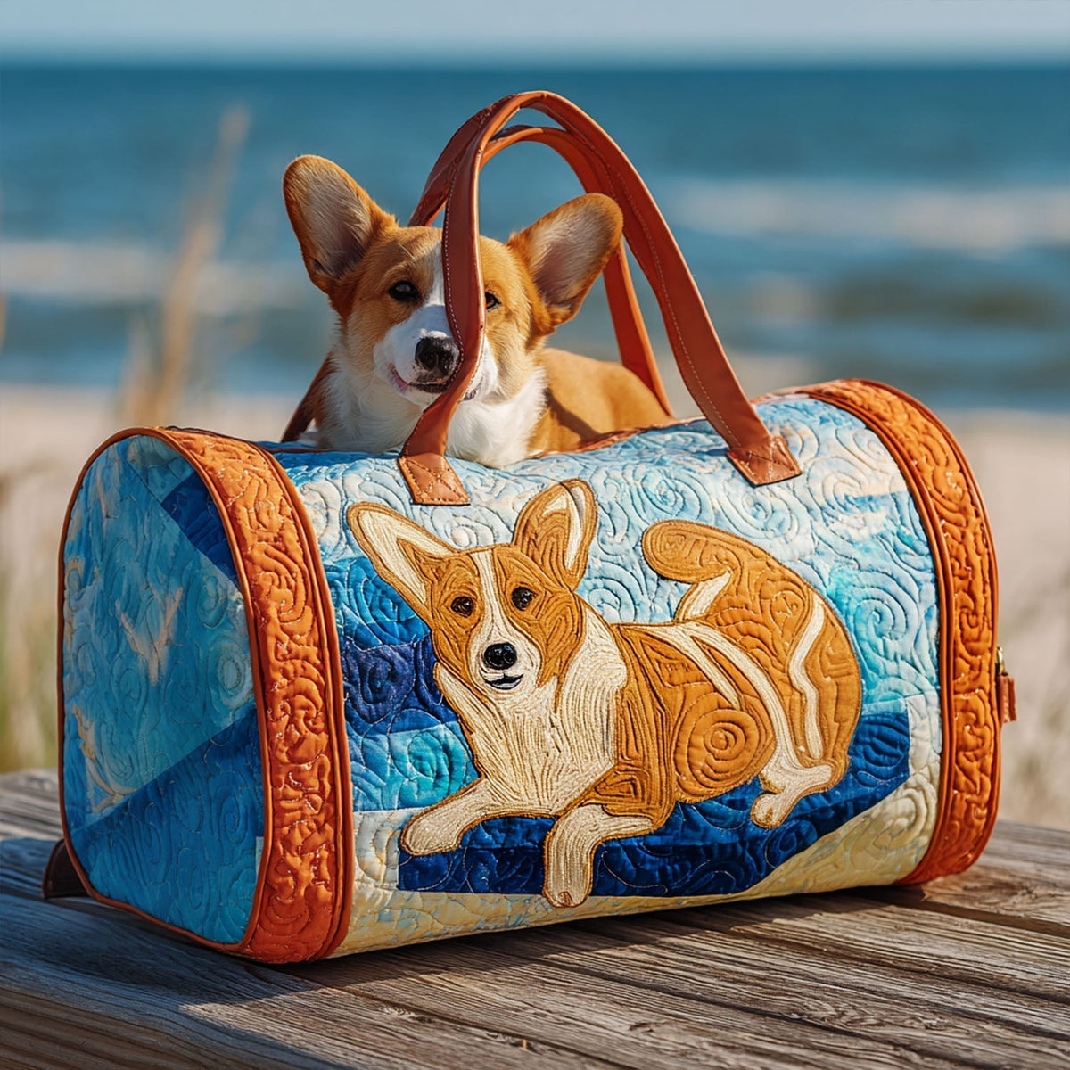 Rita | Borsa da Viaggio Trapuntata Colori di Viaggio