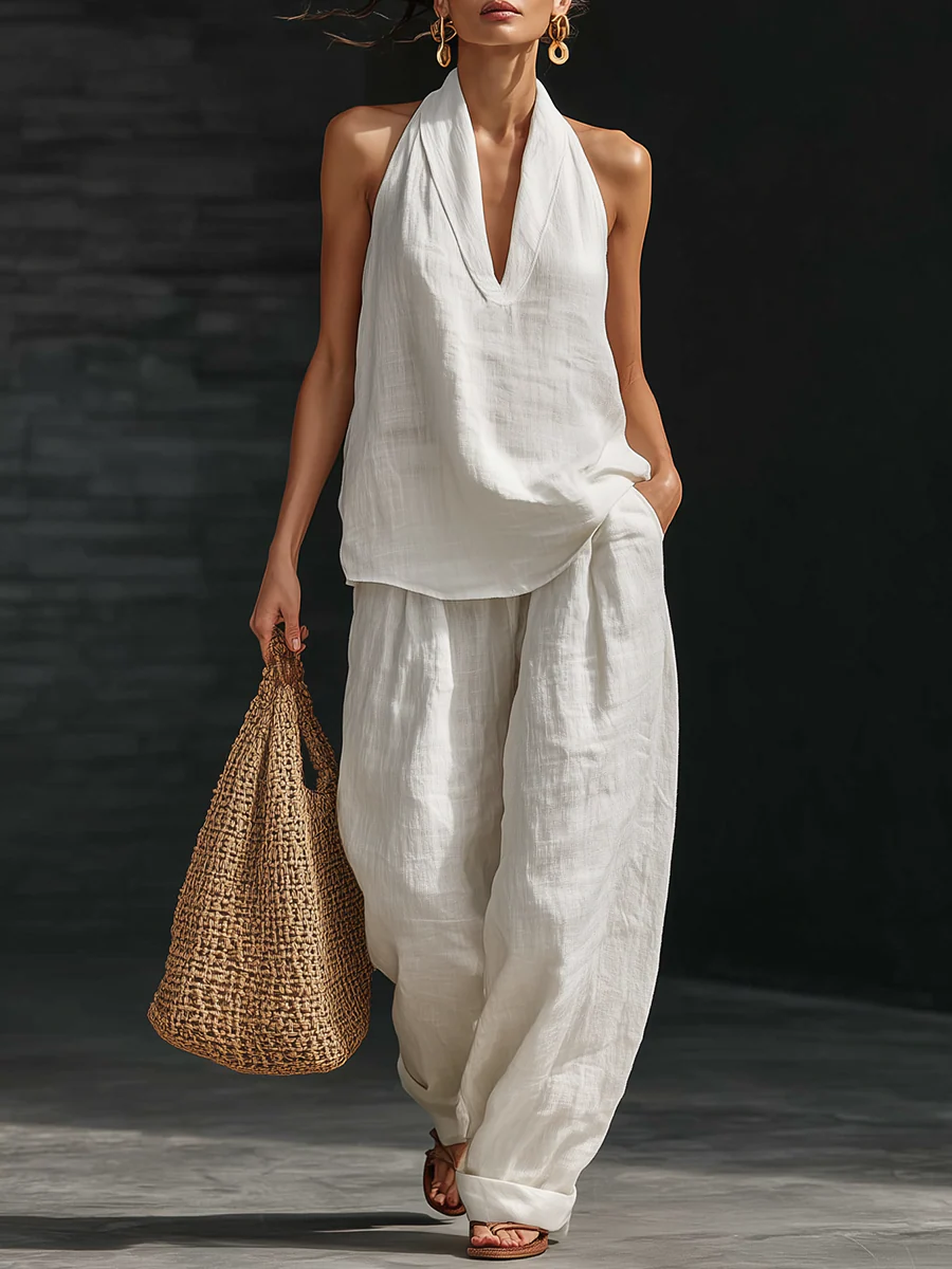 Zoë™ – Completo senza maniche e pantalone largo