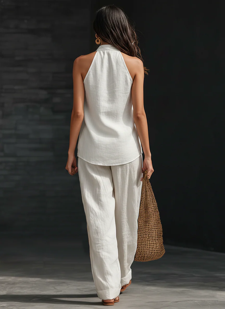 Zoë™ – Completo senza maniche e pantalone largo