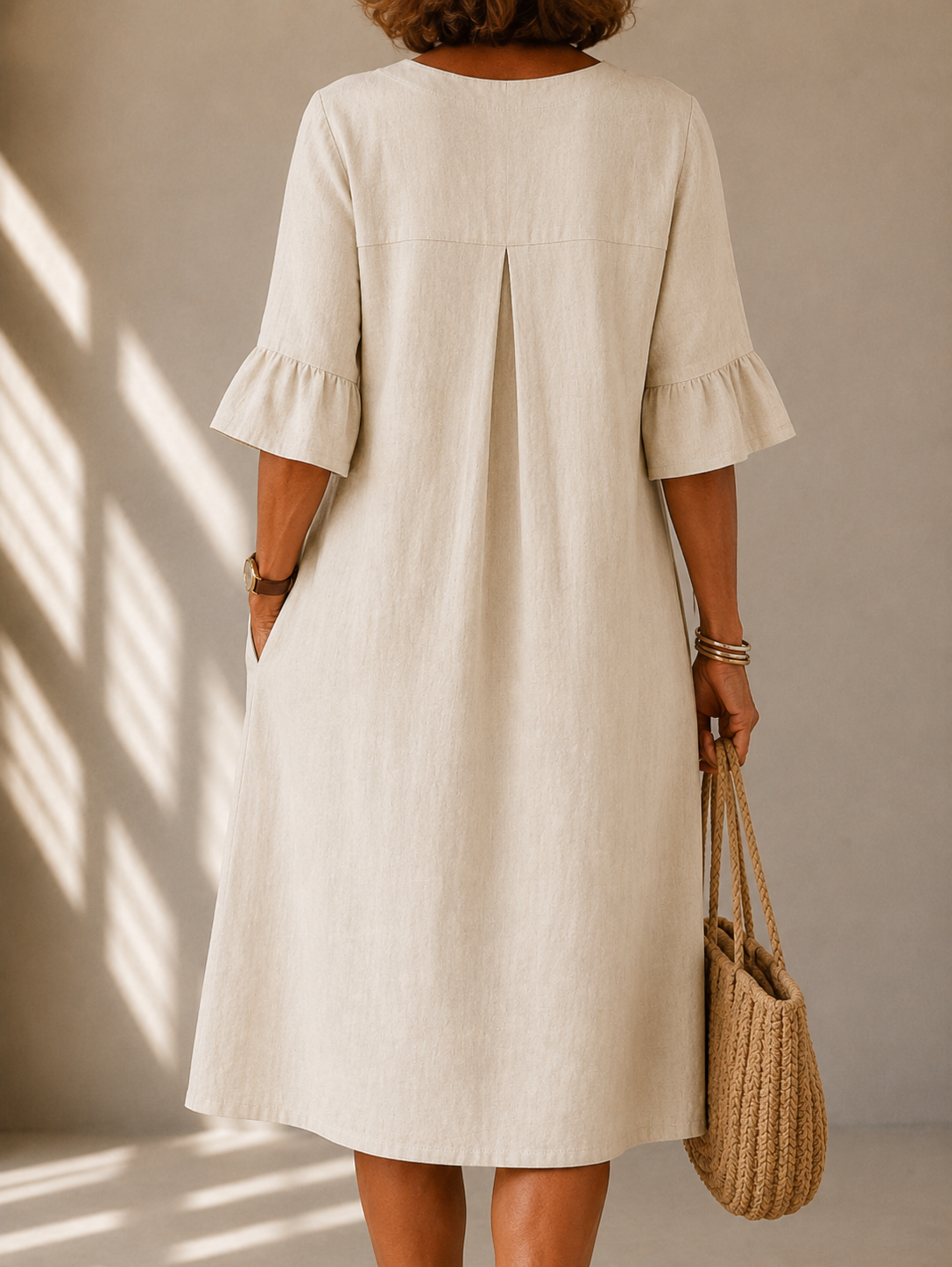 Eleanor Button Dress detail