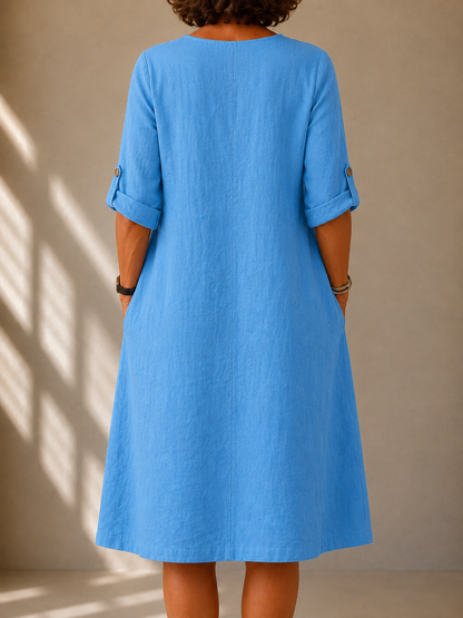 Judith Classic Summer Dress detail