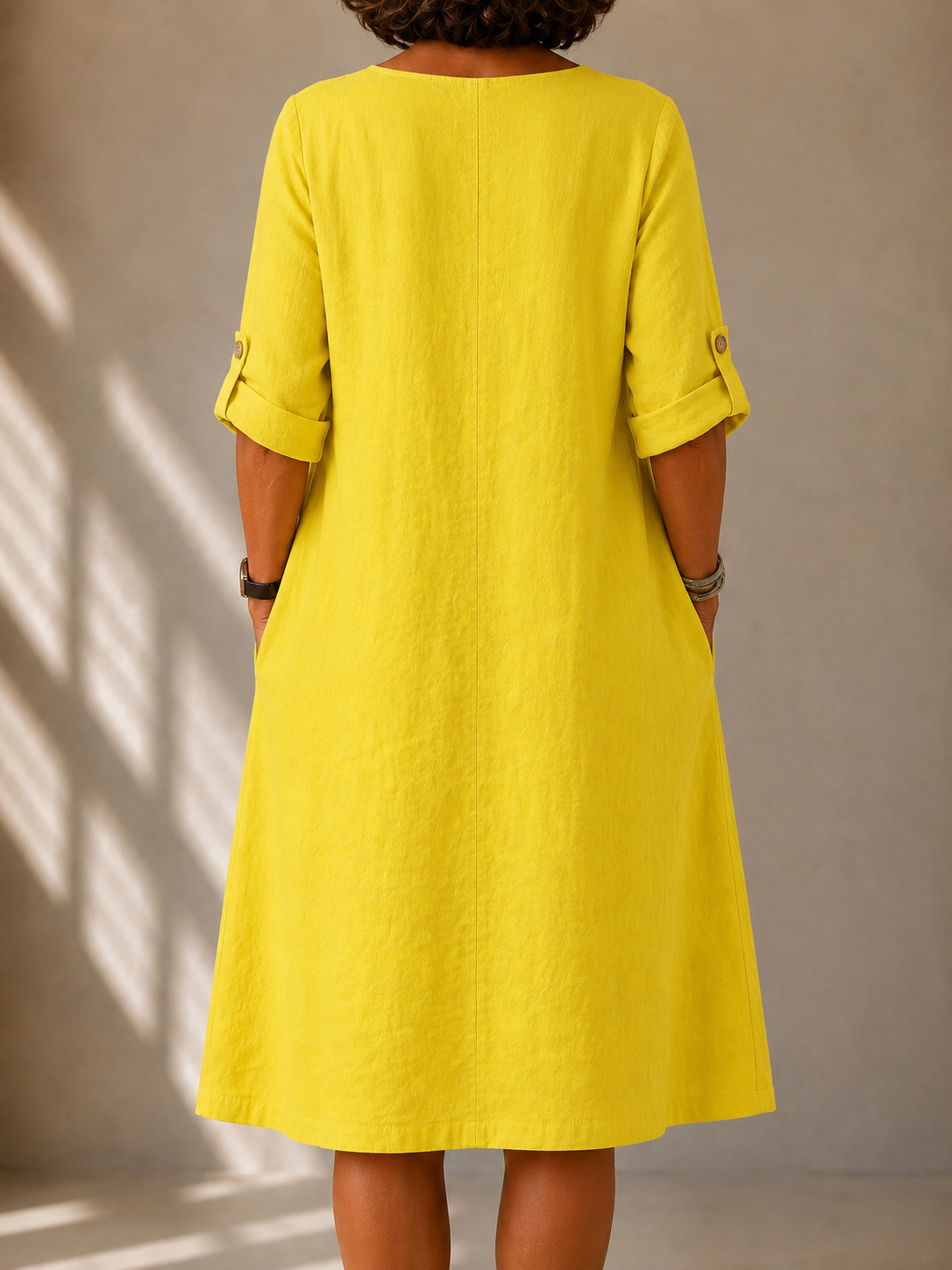 Margaret Classic Summer Dress detail