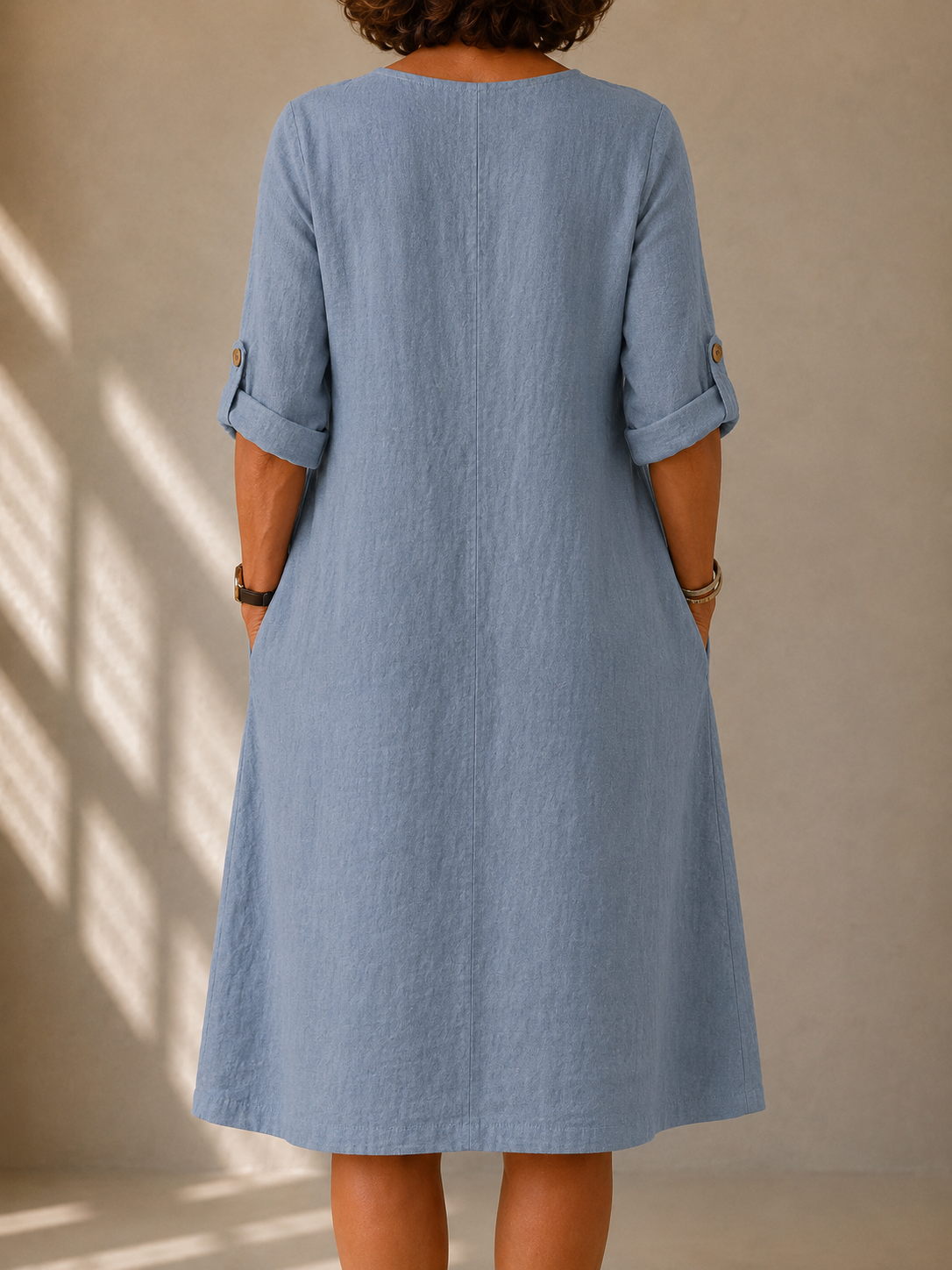 Helen Classic Summer Dress detail