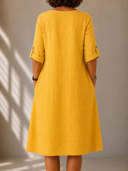 Vivian Classic Summer Dress detail
