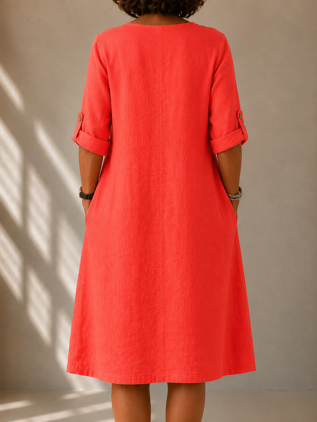 Marjorie Classic Summer Dress detail