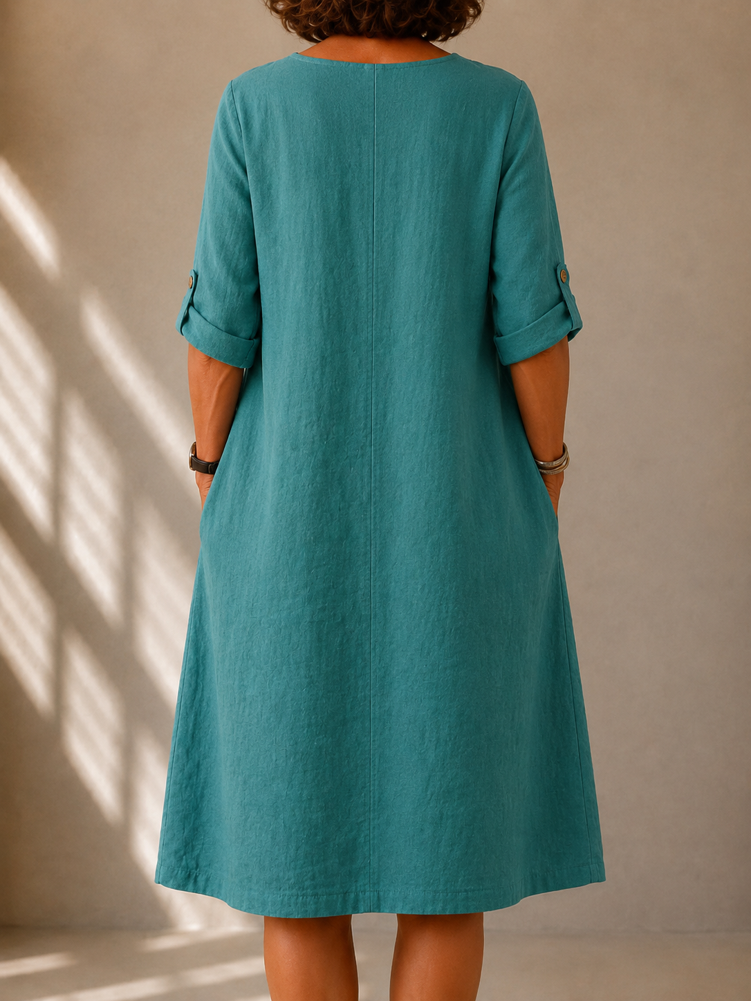 Gloria Classic Summer Dress detail