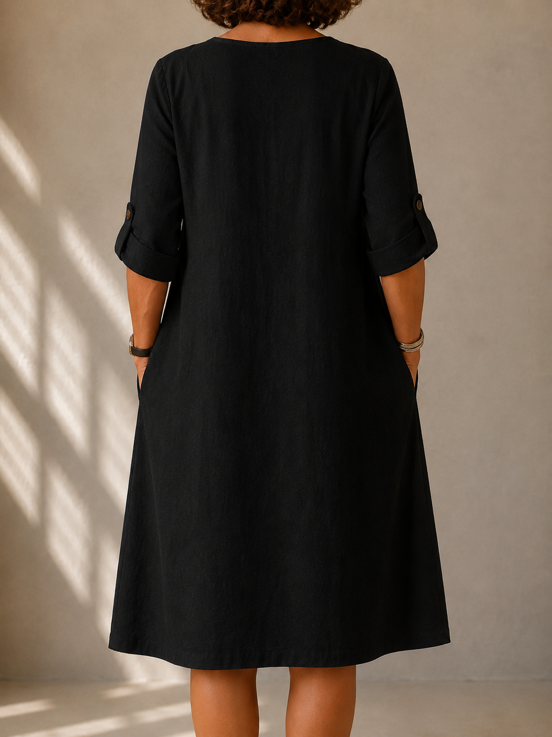 Louise Classic Summer Dress detail