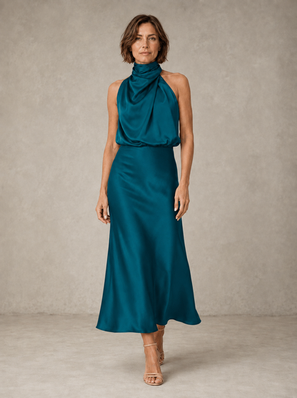 Arianna | Halter in Raso da Sera