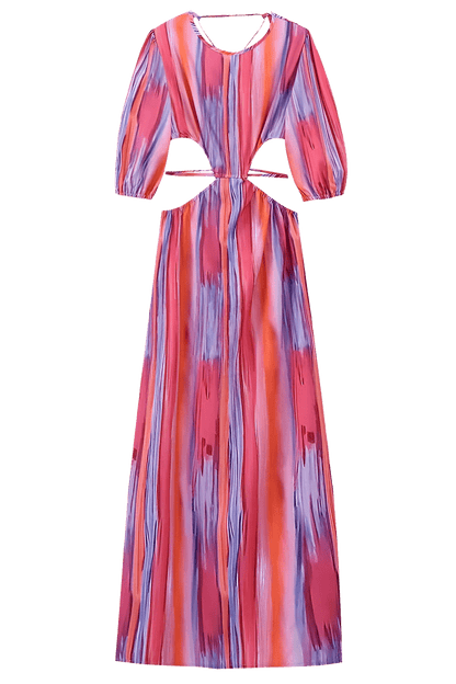 PAOLA | Abito midi con spacchi