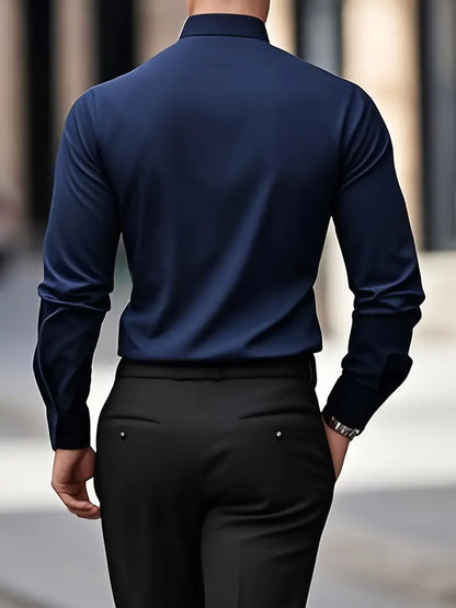 MARCELLO | Camicia classica da uomo a maniche lunghe