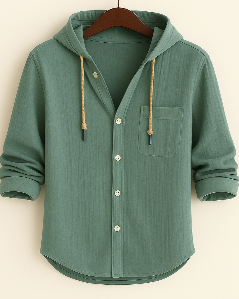 Lorenzo | Camicia Ibrida con Cappuccio