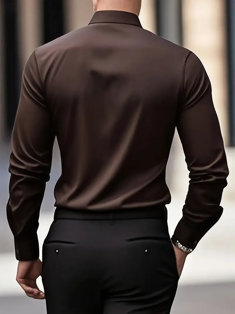 MARCELLO | Camicia classica da uomo a maniche lunghe