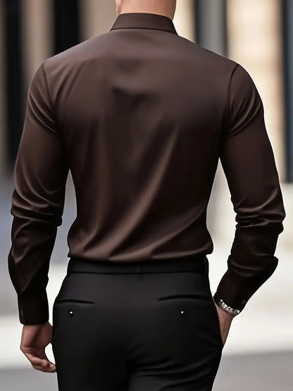 MARCELLO | Camicia classica da uomo a maniche lunghe