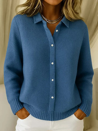 Diletta | Cardigan a Maglia Testurizzata con Bottoni