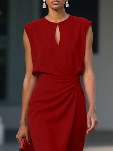 ALESSIA | Abito midi di design