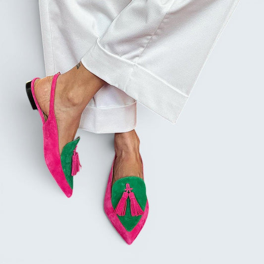 Beatrice | Ballerine con Frange e Cinturino alla Caviglia