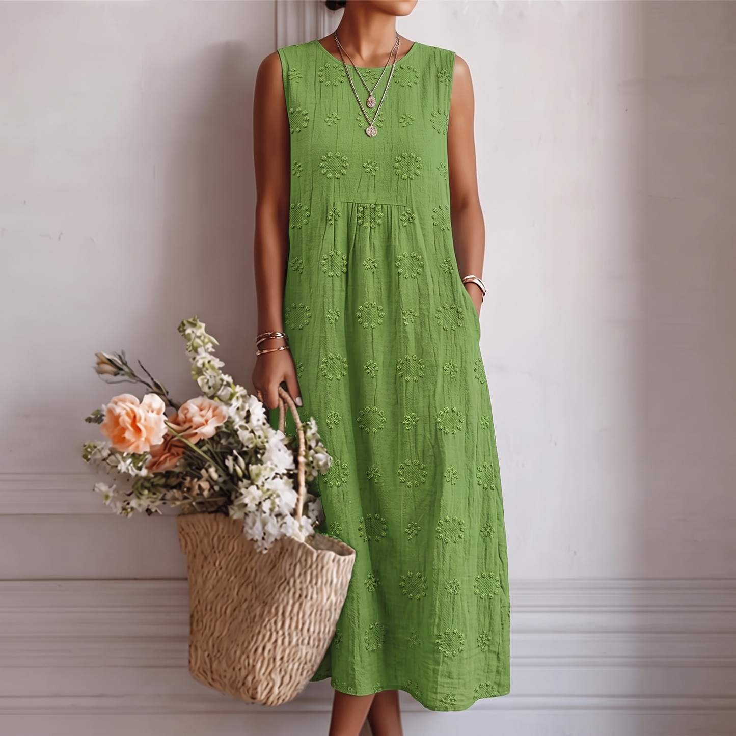 Olivia™ | Abito Midi Breeze del Quotidiano