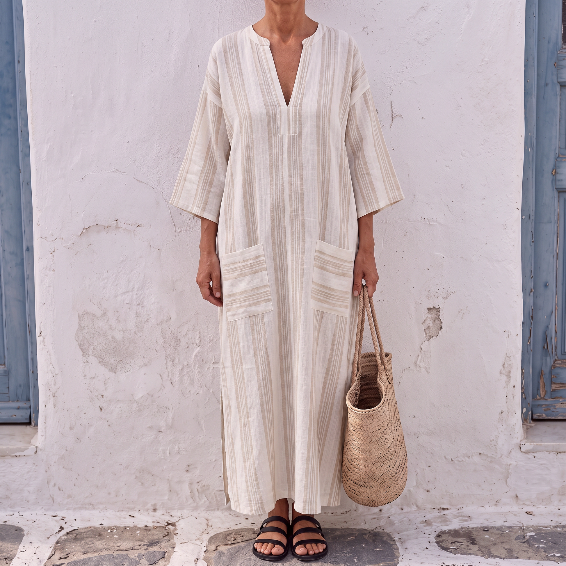 Caftano lungo Marion - Santorini