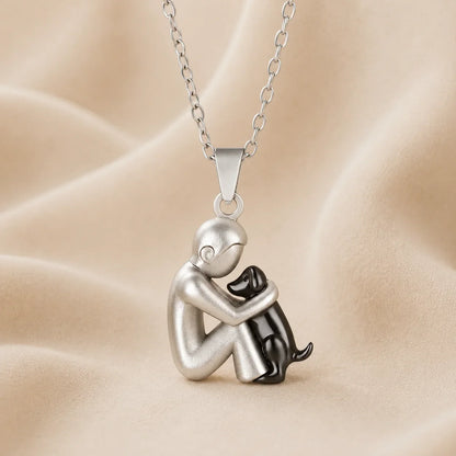 Ambra | Collana Ricordo con Sagoma del Tuo Animale
