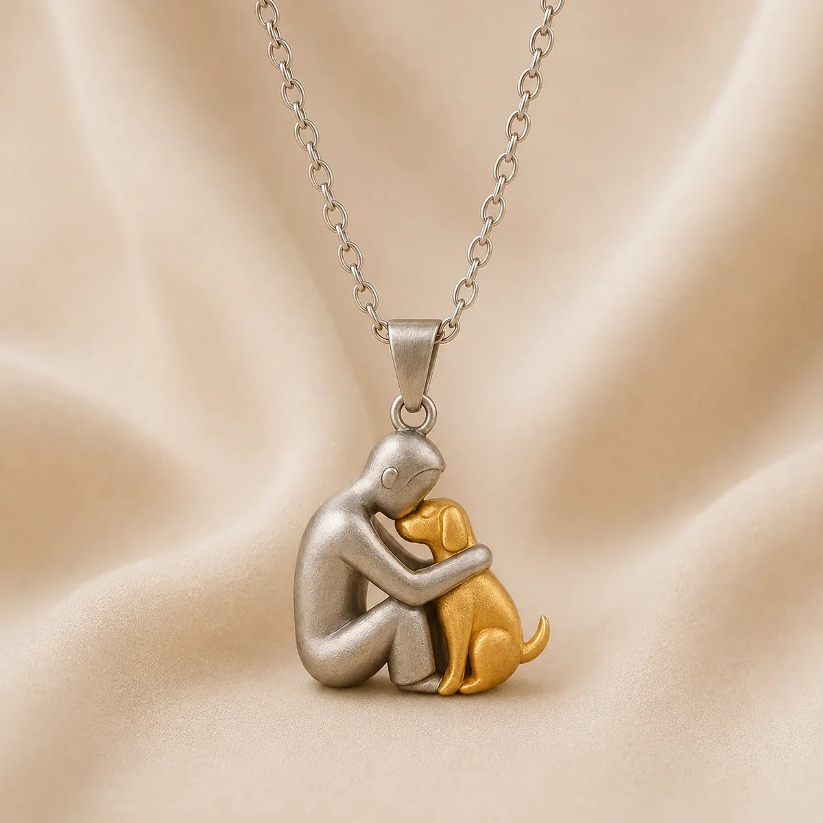 Ambra | Collana Ricordo con Sagoma del Tuo Animale