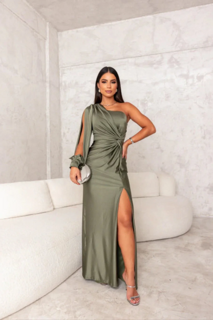 NICOLETTA | Abito lungo lussuoso